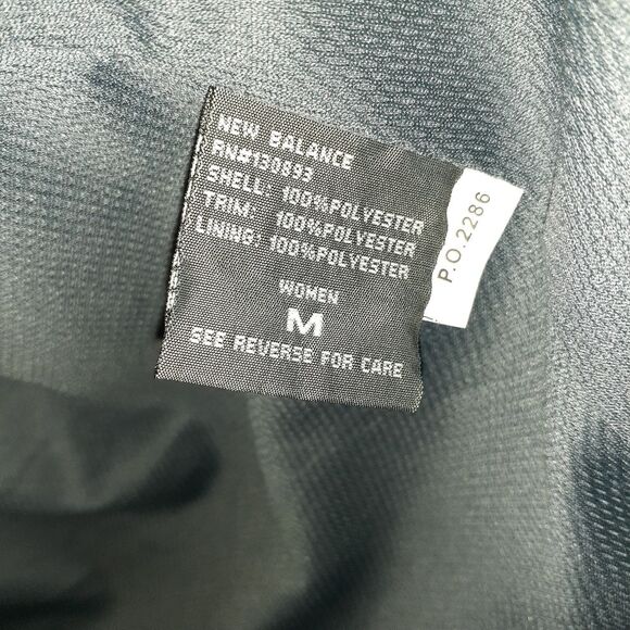 New Balance jacket turquoise blue windbreaker athleisure athletic track m 8 10 - Picture 9 of 10